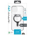 Speck Presidio Perfect-Clear Grip ClickLock & MagSafe - Etui iPhone 15 Plus / iPhone 14 Plus (Clear / Chrome Finish / Serene Sil