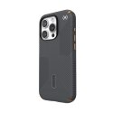 Speck Presidio2 Grip ClickLock & MagSafe - Etui iPhone 15 Pro (Charcoal Grey / Cool Bronze)