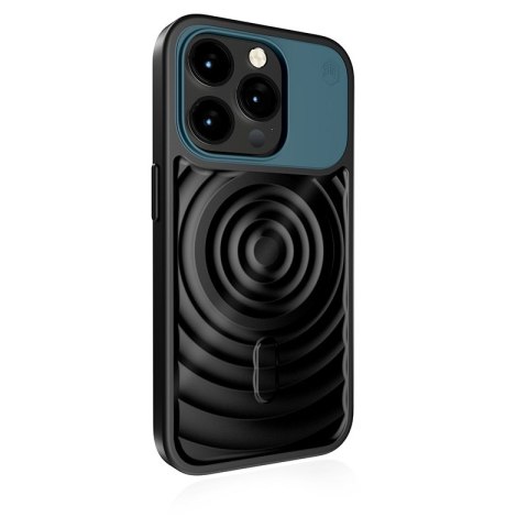 STM Reawaken Ripple MagSafe - Etui antystresowe iPhone 15 Pro Max (Black / Atlantic) STM Reawaken Ripple MagSafe - Etui antystresowe iPhone 15 Pro Max (Black / Atlantic)