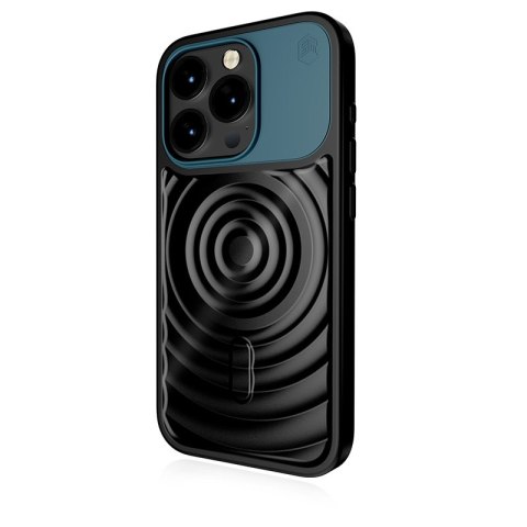 STM Reawaken Ripple MagSafe - Etui antystresowe iPhone 15 Pro Max (Black / Atlantic) STM Reawaken Ripple MagSafe - Etui antystresowe iPhone 15 Pro Max (Black / Atlantic)