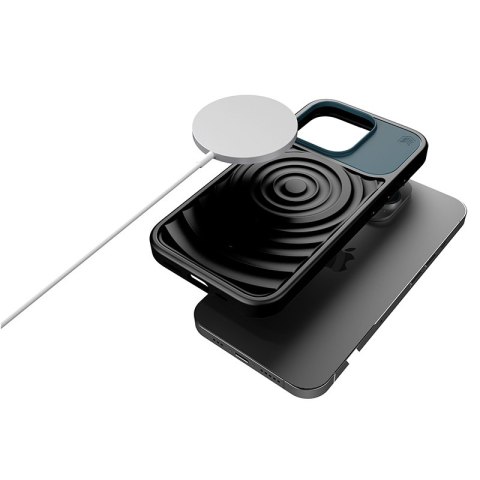 STM Reawaken Ripple MagSafe - Etui antystresowe iPhone 15 Pro Max (Black / Atlantic) STM Reawaken Ripple MagSafe - Etui antystresowe iPhone 15 Pro Max (Black / Atlantic)
