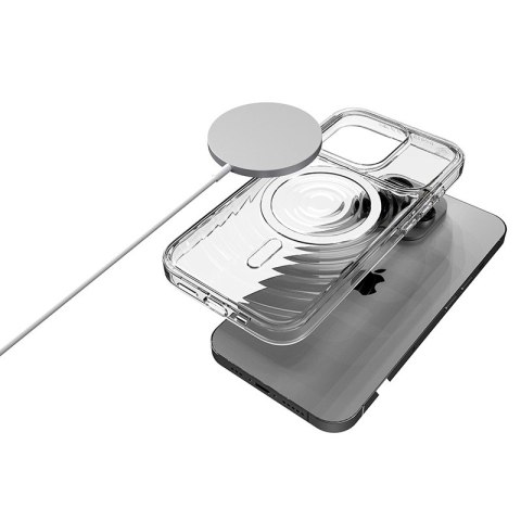 STM Reawaken Ripple MagSafe - Etui antystresowe iPhone 15 Pro Max (Clear) STM Reawaken Ripple MagSafe - Etui antystresowe iPhone 15 Pro Max (Clear)