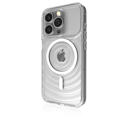 STM Reawaken Ripple MagSafe - Etui antystresowe iPhone 15 Pro Max (Clear) STM Reawaken Ripple MagSafe - Etui antystresowe iPhone 15 Pro Max (Clear)