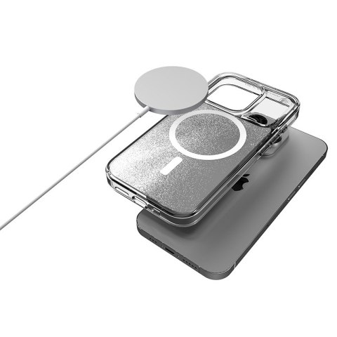 STM Relax Sand MagSafe - Etui antystresowe iPhone 15 Pro Max (Clear / White) STM Relax Sand MagSafe - Etui antystresowe iPhone 15 Pro Max (Clear / White)