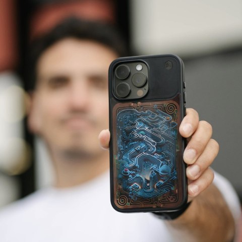 STM Reveal Warm MagSafe - Etui antystresowe iPhone 15 Pro Max (Black Realm) STM Reveal Warm MagSafe - Etui antystresowe iPhone 15 Pro Max (Black Realm)