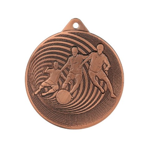 Medal Metalowy Piłka Nożna Fi 70 Mmc3070 - Brąz Medal Metalowy Piłka Nożna Fi 70 Mmc3070 - Brąz