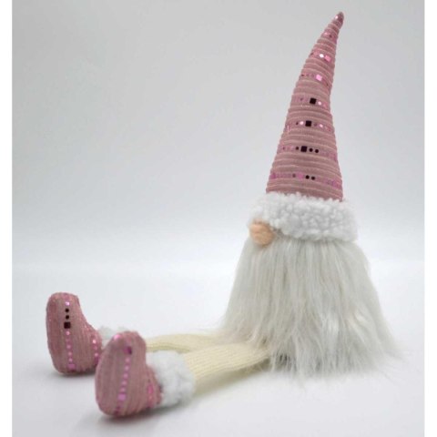 SKRZAT DEKORACYJNY SHINY SANTA 38+20CM RÓŻOWY SKRZAT DEKORACYJNY SHINY SANTA 38+20CM RÓŻOWY