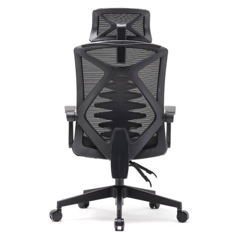 Fotel ergonomiczny ANGEL biurowy obrotowy Spino czarny Fotel ergonomiczny ANGEL biurowy obrotowy Spino czarny