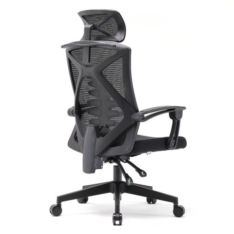 Fotel ergonomiczny ANGEL biurowy obrotowy Spino czarny Fotel ergonomiczny ANGEL biurowy obrotowy Spino czarny