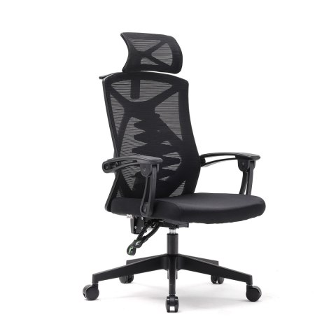 Fotel ergonomiczny ANGEL biurowy obrotowy Spino czarny Fotel ergonomiczny ANGEL biurowy obrotowy Spino czarny