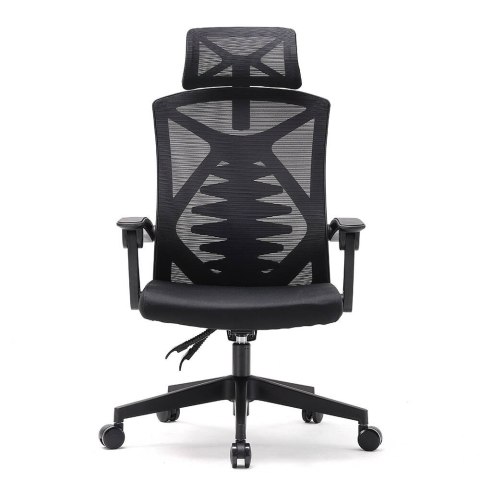Fotel ergonomiczny ANGEL biurowy obrotowy Spino czarny Fotel ergonomiczny ANGEL biurowy obrotowy Spino czarny