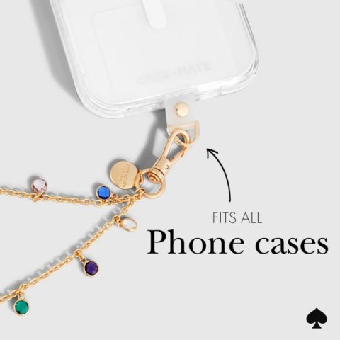 Kate Spade New York Universal Phone Charm Wristlet - Uniwersalna smyczka do telefonu (High Shine) Kate Spade New York Universal Phone Charm Wristlet - Uniwersalna smyczka do telefonu (High Shine)