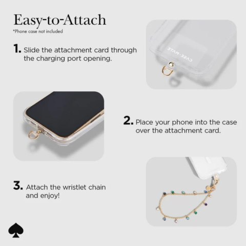 Kate Spade New York Universal Phone Charm Wristlet - Uniwersalna smyczka do telefonu (High Shine) Kate Spade New York Universal Phone Charm Wristlet - Uniwersalna smyczka do telefonu (High Shine)