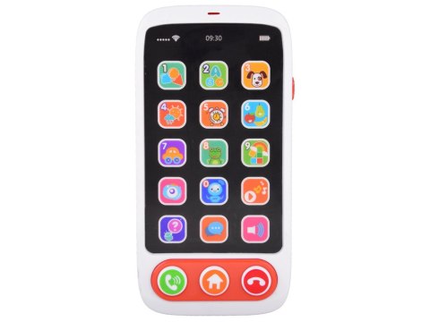 Telefon smartfon dotykowy interaktywny dla malucha światła melodie ZA4660 Telefon smartfon dotykowy interaktywny dla malucha światła melodie ZA4660