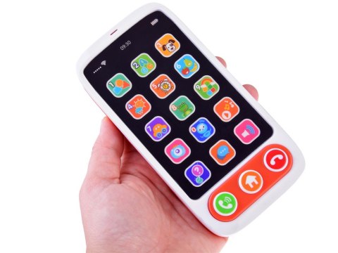 Telefon smartfon dotykowy interaktywny dla malucha światła melodie ZA4660 Telefon smartfon dotykowy interaktywny dla malucha światła melodie ZA4660