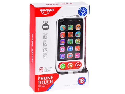 Telefon smartfon dotykowy interaktywny dla malucha światła melodie ZA4660 Telefon smartfon dotykowy interaktywny dla malucha światła melodie ZA4660