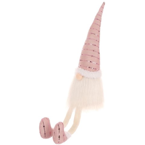SKRZAT DEKORACYJNY SHINY SANTA 38+20CM RÓŻOWY SKRZAT DEKORACYJNY SHINY SANTA 38+20CM RÓŻOWY
