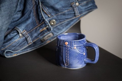Jeansowy kubek Jeansowy kubek
