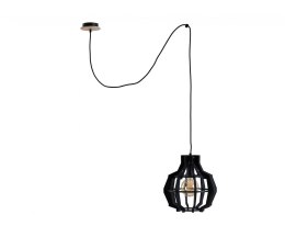 Lampa wisząca 1xE27 BENTO SMALL BLACK LONG 652