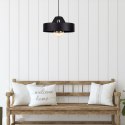 Lampa wisząca 1xE27 BOSSI WOOD BLACK