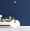 Lampa wisząca 1xE27 EVE SILVER