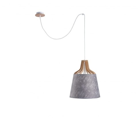 Lampa wisząca 1xE27 IVONE GREY II LONG 754