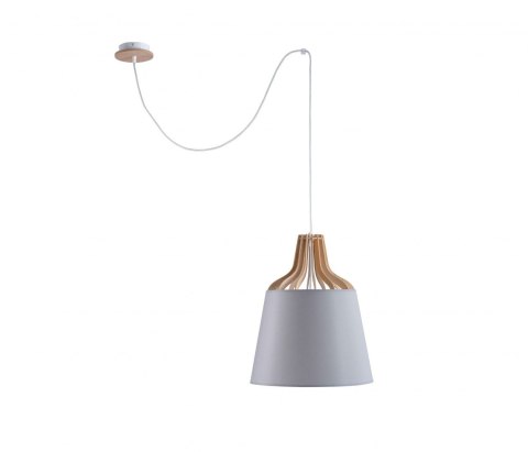 Lampa wisząca 1xE27 IVONE GREY LONG 753