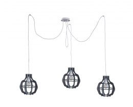 Lampa wisząca 3xE27 BENTO SMALL GREY LONG 767