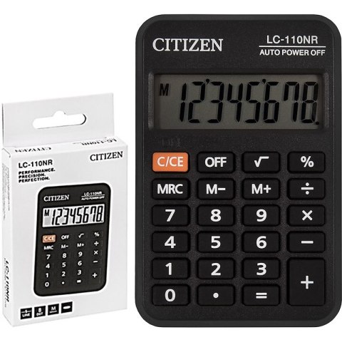 Kalkulator Citizen LC-110NR czarny