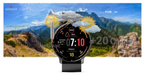 Smartwatch Giewont GW120-2 PRO Czarny Smartwatch Giewont GW120-2 PRO Czarny