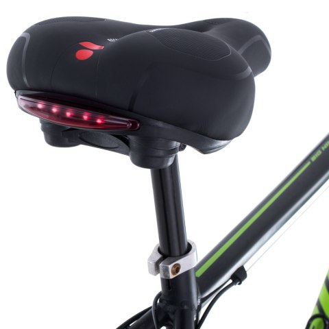 L-BRNO Siodełko rowerowe sportowe wygodne pianka elastyczna lampka LED L-BRNO Siodełko rowerowe sportowe wygodne pianka elastyczna lampka LED