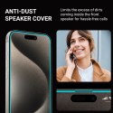 Crong Anti-Bacterial 3D Armour Glass - Szkło hartowane 9H na cały ekran iPhone 15 Plus + ramka instalacyjna