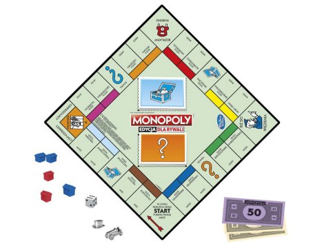 Gra Monopoly Edycja dla rywali plansza karty GR0659 Gra Monopoly Edycja dla rywali plansza karty GR0659