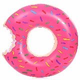 Koło Dmuchane dziecięce Donut 50cm różowe Koło Dmuchane dziecięce Donut 50cm różowe