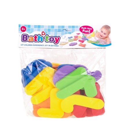 Zabawka do kąpieli puzzle piankowe literki + cyfr Zabawka do kąpieli puzzle piankowe literki + cyfr