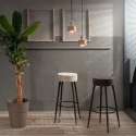 Krzesło barowe ASTI BLACK VELVET hoker