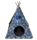 Tipi dla Psa/kota z poduszką LOVE DOGS BLUE L