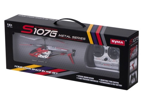 Helikopter RC SYMA S107G czerwony Helikopter RC SYMA S107G czerwony