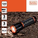 LATARKA TAKTYCZNA ALUMINIOWA 3W 120LUMENÓW BLACK+ DECKER