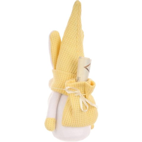 SKRZAT ZAJĄCZEK ŻÓŁTY 20CM Z WORKIEM NA PREZENT DEKORACJA WIOSENNA SKRZAT ZAJĄCZEK ŻÓŁTY 20CM Z WORKIEM NA PREZENT DEKORACJA WIOSENNA