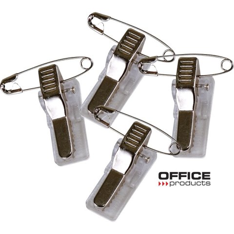 Klipsy do identyfikatora Office Products (100)