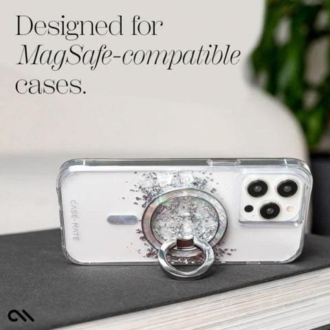 Case-Mate Magnetic Ring Stand - Uchwyt MagSafe na palec z funkcją podstawki (Mother of Pearl) Case-Mate Magnetic Ring Stand - Uchwyt MagSafe na palec z funkcją podstawki (Mother of Pearl)