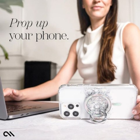 Case-Mate Magnetic Ring Stand - Uchwyt MagSafe na palec z funkcją podstawki (Mother of Pearl) Case-Mate Magnetic Ring Stand - Uchwyt MagSafe na palec z funkcją podstawki (Mother of Pearl)
