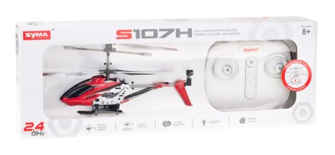 Helikopter RC SYMA S107H 2.4GHz RTF czerwony Helikopter RC SYMA S107H 2.4GHz RTF czerwony