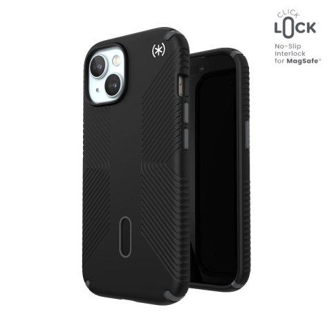 Speck Presidio2 Grip ClickLock & MagSafe - Etui iPhone 15 / iPhone 14 / iPhone 13 (Black)