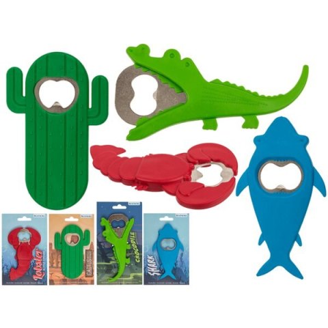 Metalowy otwieracz w gumowym etui - Homar Metalowy otwieracz w gumowym etui - Homar
