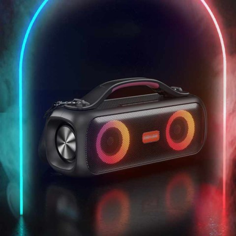 WEKOME D38 Yinla Series - Przenośny bezprzewodowy głośnik Bluetooth V5.0 30W RGB LED (Czarny) WEKOME D38 Yinla Series - Przenośny bezprzewodowy głośnik Bluetooth V5.0 30W RGB LED (Czarny)