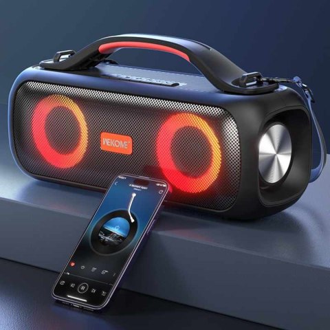 WEKOME D38 Yinla Series - Przenośny bezprzewodowy głośnik Bluetooth V5.0 30W RGB LED (Czarny) WEKOME D38 Yinla Series - Przenośny bezprzewodowy głośnik Bluetooth V5.0 30W RGB LED (Czarny)