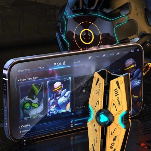 WEKOME VB06 Mecha Series - Bezprzewodowe słuchawki Bluetooth V5.3 TWS z etui ładującym (Żółty) WEKOME VB06 Mecha Series - Bezprzewodowe słuchawki Bluetooth V5.3 TWS z etui ładującym (Żółty)
