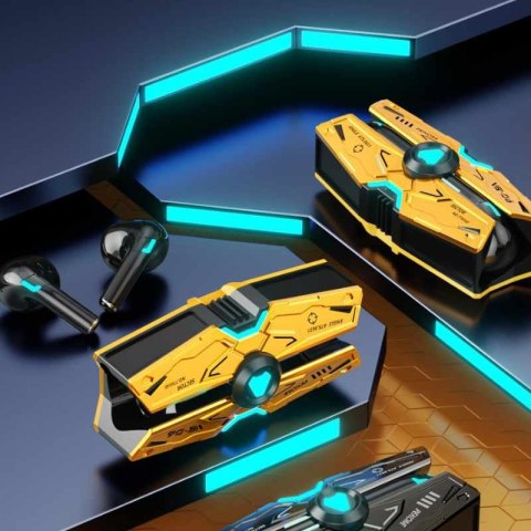 WEKOME VB06 Mecha Series - Bezprzewodowe słuchawki Bluetooth V5.3 TWS z etui ładującym (Żółty) WEKOME VB06 Mecha Series - Bezprzewodowe słuchawki Bluetooth V5.3 TWS z etui ładującym (Żółty)